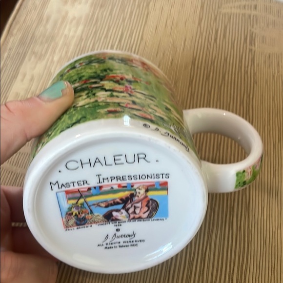 Water Lilies Claude Monet Master Impressionists D Burrows Mug Chaleur!RARE - Picture 3 of 9